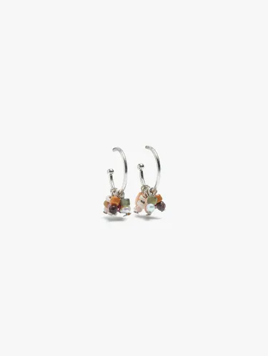Open Hoop With Stone Beads 247629 — image 1