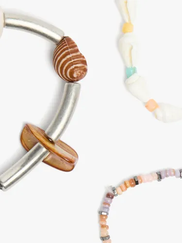 Set Of Elastic Bracelets With Shells 247709 — image 2