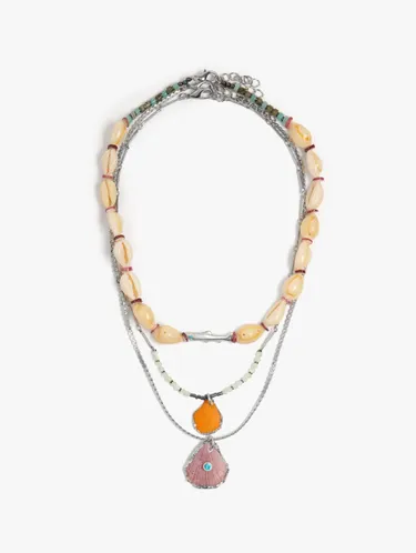 Set Of Necklaces With Stones 247714 — image 1