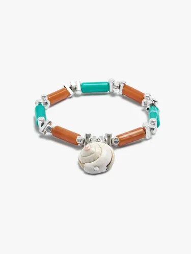 Elastic Bracelet With Shell Pendant 247716 — image 1