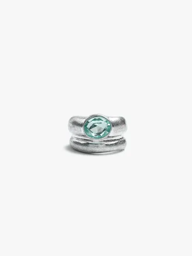Double Effect Ring With Crystal 247728 — image 1