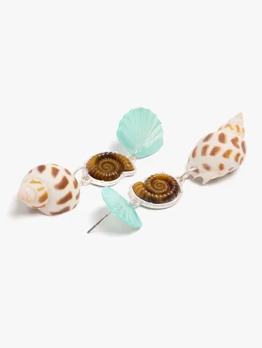Long Earrings With Shells 247746 — image 2