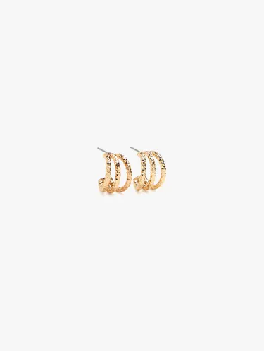 Open Hoop Earrings With Triple Effect 247854 — image 1