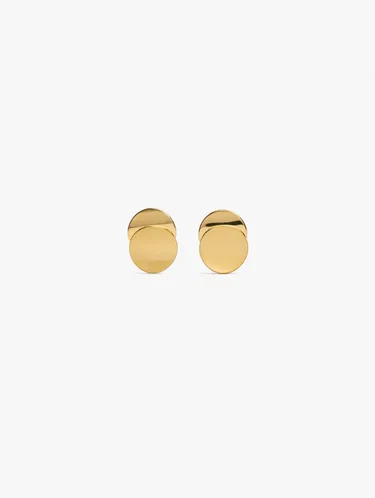 Round Earrings With Overlapping 247860 — image 1