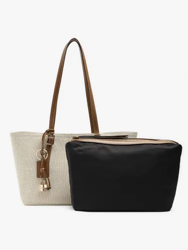 Shopper Canvas Bag With Removable Pouch 247903 — image 2