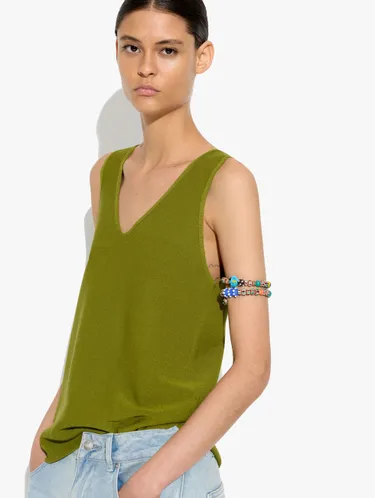 Plain knit top 247921 — image 3