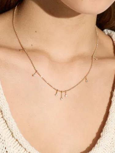 Short Necklace With Zirconia 247991 — image 2