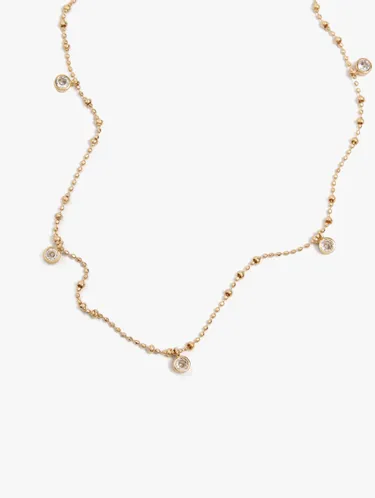 Short Necklace With Zirconia 247995 — image 2
