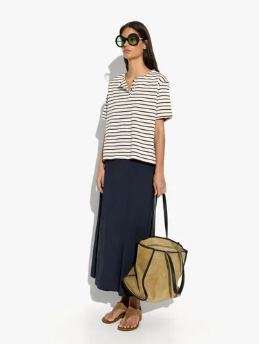 Cotton T-Shirt With Stripes 248145 — image 1