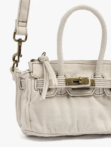 Crossbody Bag Canvas With Pendant 248270 — image 2
