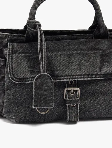 Tote Denim Bag With Crossbody Bag 248274 — image 2