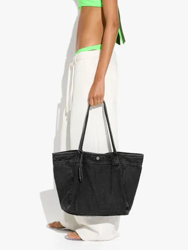 Shopper Denim Bag With Pendant 248275 — image 3