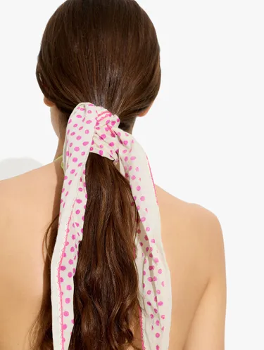 Triangular Printed Scarf With 100% Cotton 248306 — image 3