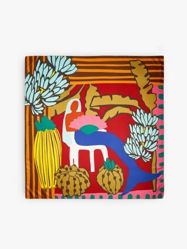 Printed Square Scarf 248354 — image 2