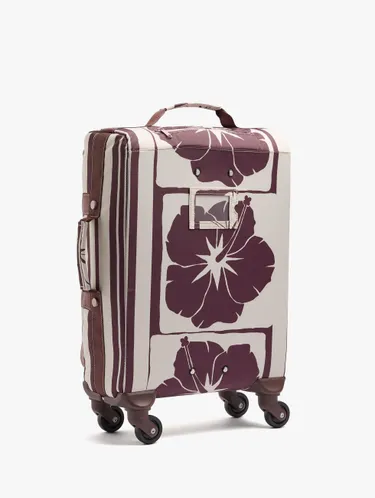 Floral Printed Nylon Travel Suitcase 248423 — image 2