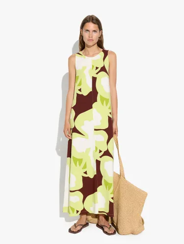 Long Printed Floral Dress 248535 — image 1
