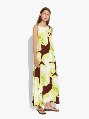 Long Printed Floral Dress 248535 — image 3