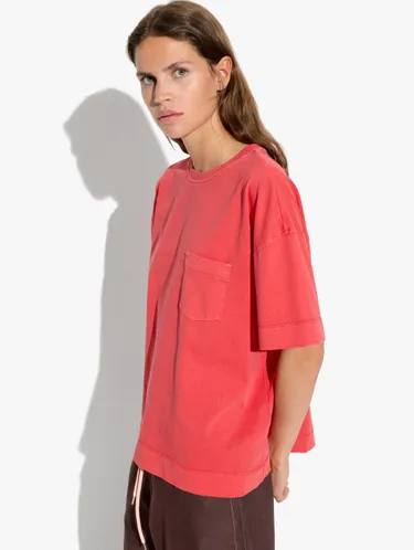 Plain Cotton T-Shirt With Pocket 248546 — image 2