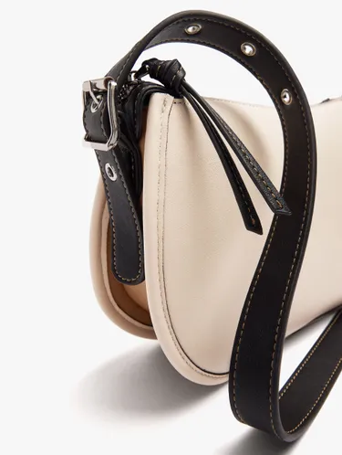 Structured Crossbody Bag With Color Block 248697 — image 3