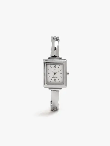 Rectangular Watch With Stainless Steel Bracelet 248700 — image 1