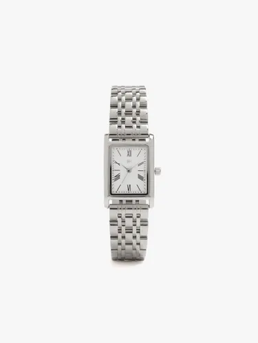 Rectangular Watch With Stainless Steel Bracelet 248706 — image 1