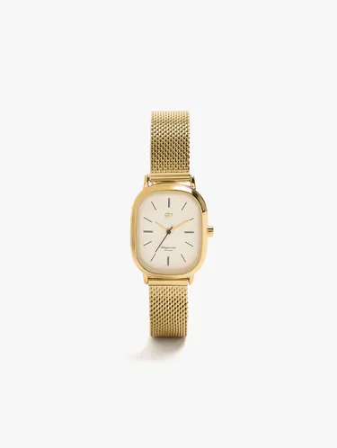 Rectangular Watch With Steel Metal Mesh 248714 — image 1