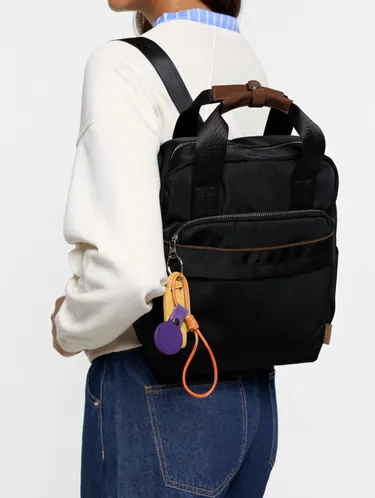 Basic Nylon Backpack With Strap 248717 — image 3