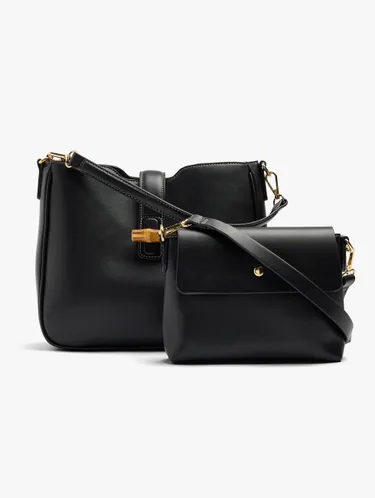 Plain Shoulder Bag With Crossbody Bag 248798 — image 2