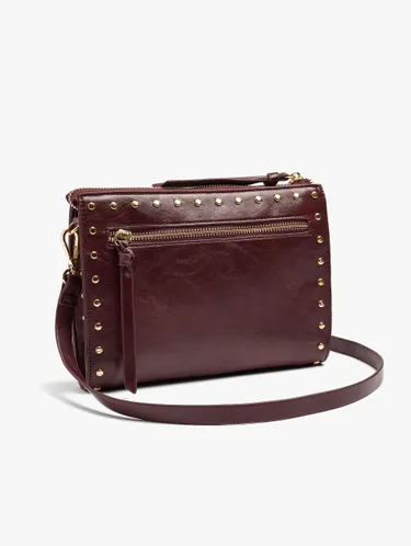 Crossbody Bag With Cracked Effect With Studs 248853 — image 2