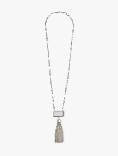 Long Necklace Of Links With Stone And Tassel 249042 — image 1