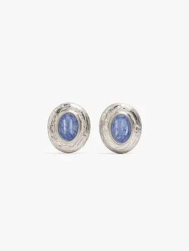 Oval Earrings With Stone 249057 — image 1
