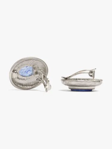 Oval Earrings With Stone 249057 — image 2