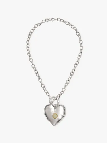 Necklace Of Links With Heart Pendant 249068 — image 1