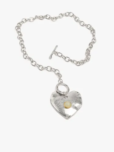 Necklace Of Links With Heart Pendant 249068 — image 3