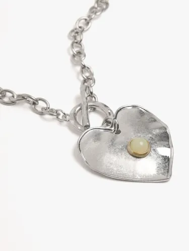 Necklace Of Links With Heart Pendant 249068 — image 2