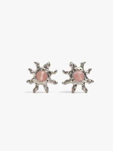 Sun Earrings With Stone 249086 — image 1