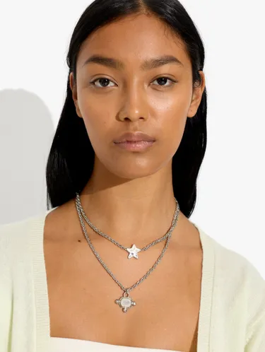 Set Of Necklaces With Star And Stone 249088 — image 3