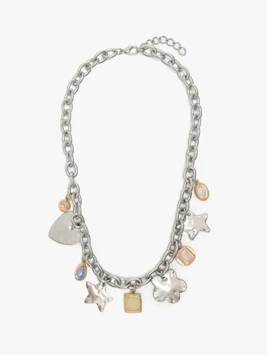 Necklace Of Links With Stones And Charms 249093 — image 1
