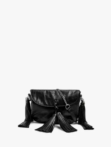 Crossbody Bag With Flap And Tassels 249180 — image 4
