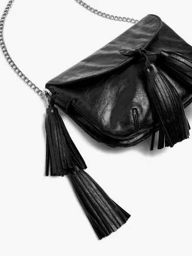 Crossbody Bag With Flap And Tassels 249180 — image 5