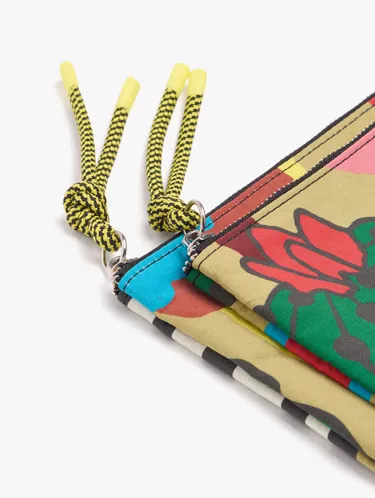 Double Multi-Purpose Printed Nylon Pouch 249207 — image 3