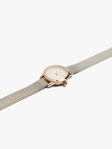 Bicolor Watch With Stainless Steel Metal Mesh 249575 — image 3