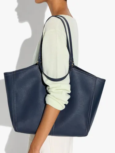 Shopper Bag With Topstitching L 249617 — image 3