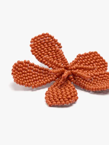 Maxi Flower Earrings With Beads 249895 — image 2