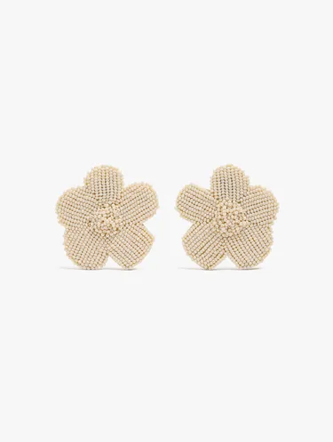 Maxi Flower Earrings With Beads 249922 — image 1