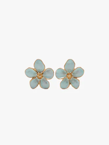 Maxi Flower Earrings With Enamel 249923 — image 1