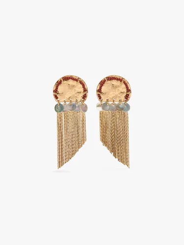 Maxi Cascade-Effect Earrings With Shells 249928 — image 1
