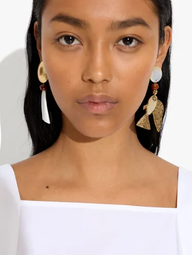Asymmetric Earrings Fish And Shells 249933 — image 3
