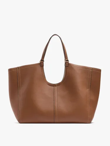 Shopper Bag With Topstitching L 250008 — image 1