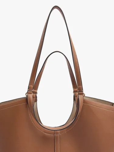 Shopper Bag With Topstitching L 250008 — image 2